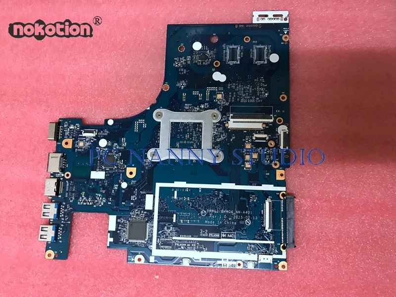 NOKOTION BMWQ3 BMWQ4 NM-A401 материнская плата для LENOVO G51-35 A8-7410 2 40 GHz DDR3 ноутбук