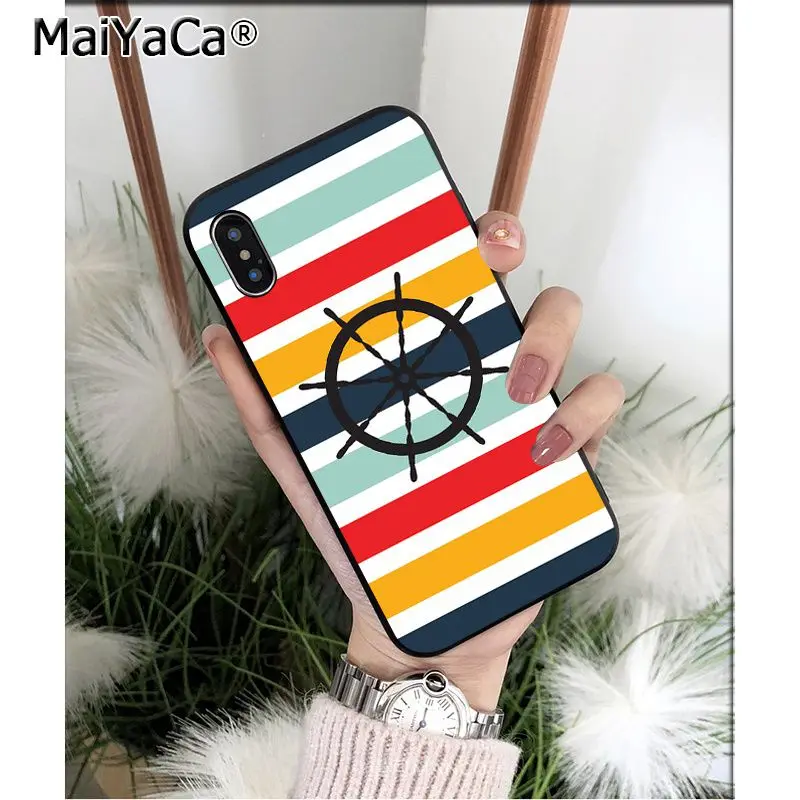 Мягкий Черный силиконовый чехол MaiYaCa из ТПУ для iPhone 5 5Sx 6 7 7plus 8 8Plus X XS MAX XR|Бамперы| |