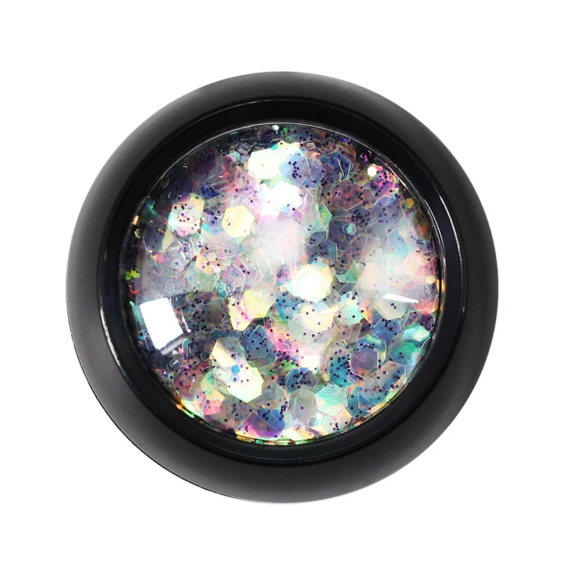 

6Pcs Shining Nail Glitter Sequin 3D Chameleon Glitter Nail Flakes Sequins Powder Irregular Paillette Manicure Nail Decoration