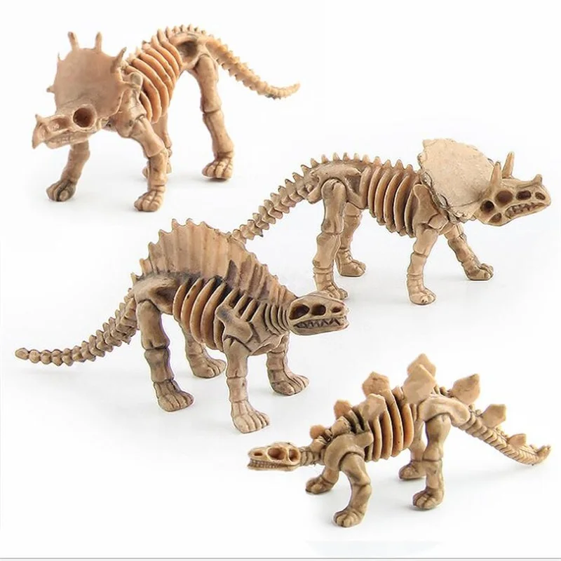 12 стиль/набор Парк Юрского периода Tyrannosaurus Archeology динозавр Fossil Raptor Скелет