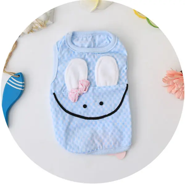Kawaii Милая Одежда для кошек рубашки домашних животных собак породы Йоркширский