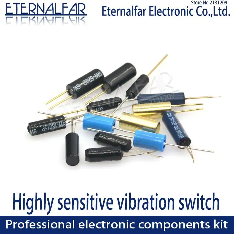 SW-200D-420-520D SW-18010P-18015P-18020P-58010P 12V высоковибрационный переключатель наклона шарика двойные бусины пружинный датчик угла переключатели