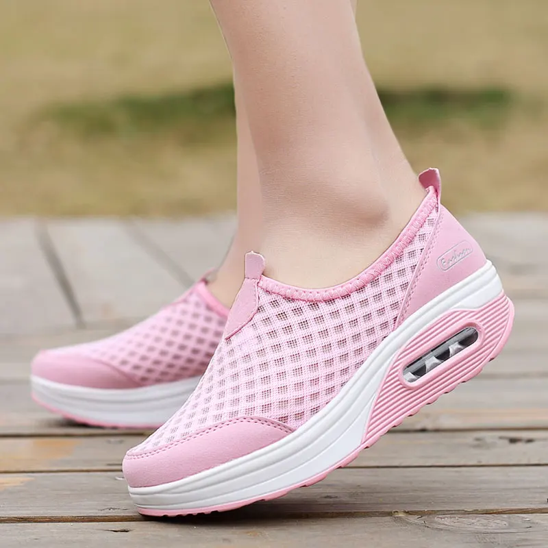 Plus Size 42 Women Air Cushion Tennis Shoes 2019 Autumn Female Soft Comfortable Brand Sneakers Lady Stable Non-slip Fitness Shoe