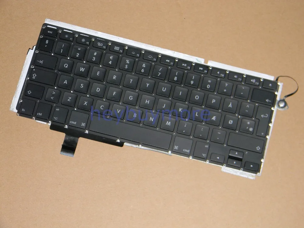 Для Macbook Pro 17 &quotA1297 2009 2010 2011 2012 MB604 MC226 MC227 MC024 MC725 MD311 DK Датский клавиатура Бесплатная