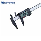 Электронный штангенциркуль из углеродного волокна с ЖК-дисплеем, 150 мм