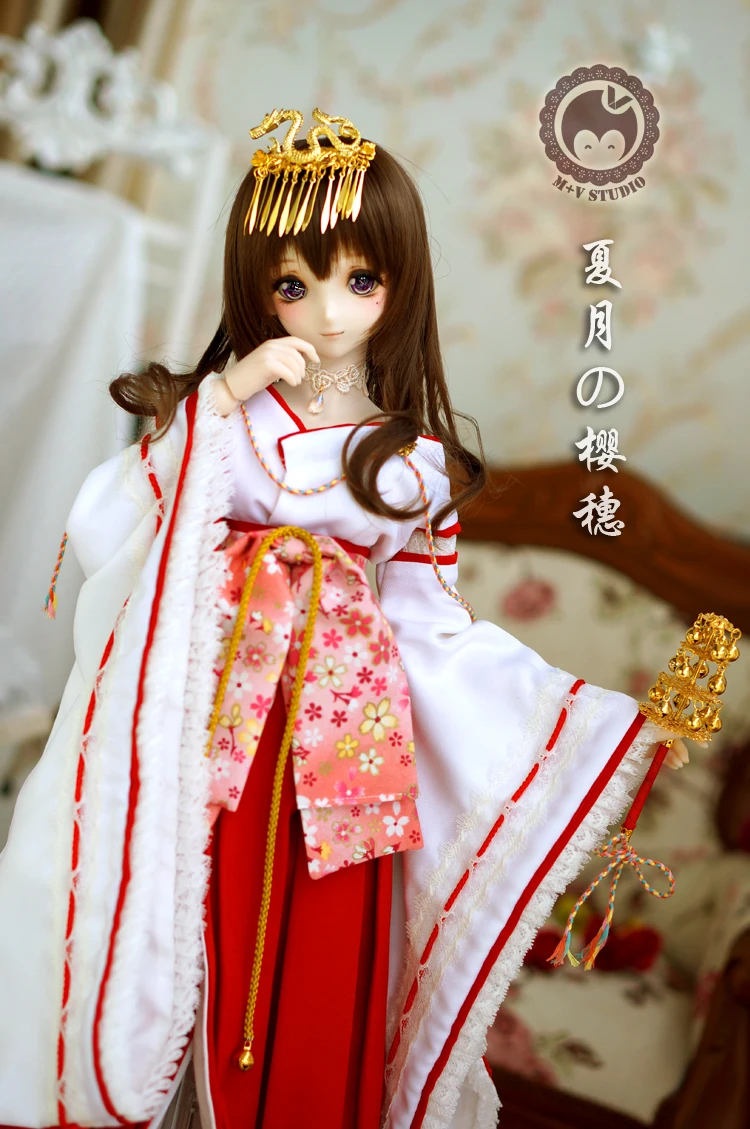 [Агент] костюм в античном стиле аниме Miko Улучшенная кимоно 1/3 BJD SD DD кукольная