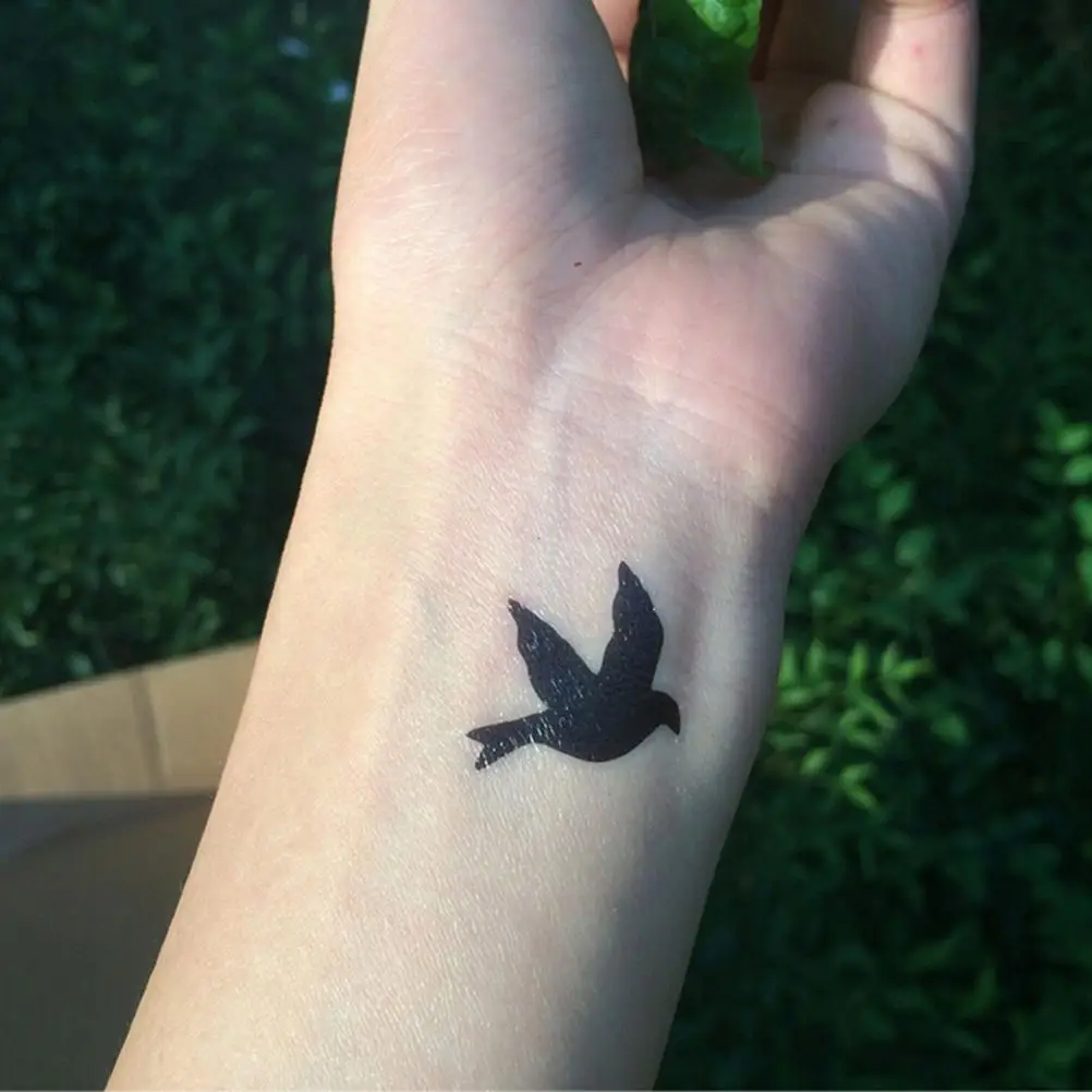 2 шт. Водонепроницаемый птичья клетка шаблон дизайна переводятся с помощью воды