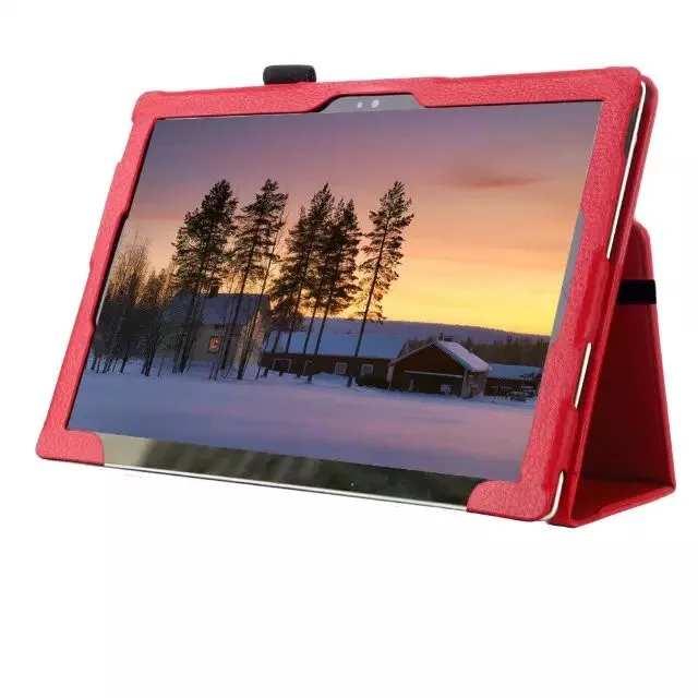 Чехол-книжка серии Litchi для Microsoft Surface Pro 3 чехлы-подставки из искусственной кожи 4
