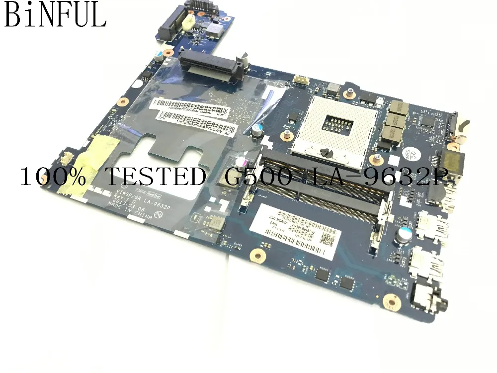 BiNFUL. В наличии абсолютно новый. Материнская плата VIWGP/GR LA 9632P для ноутбука LENOVO G500