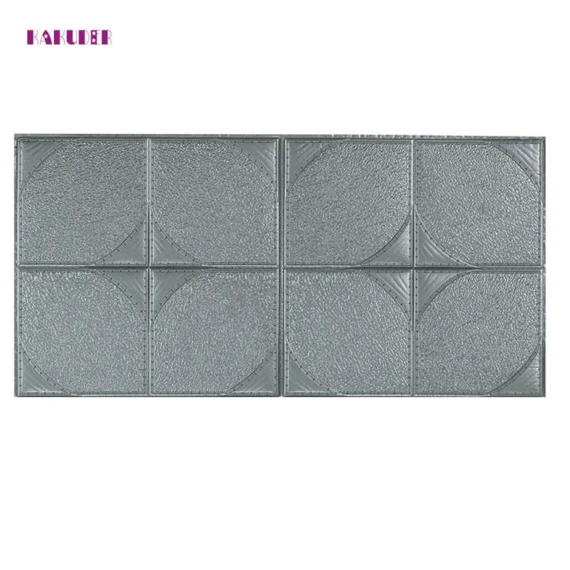 KAKUDER новые решетки PE пены 3D наклейки на стену 60X30 см DIY Настенный декор кирпич для