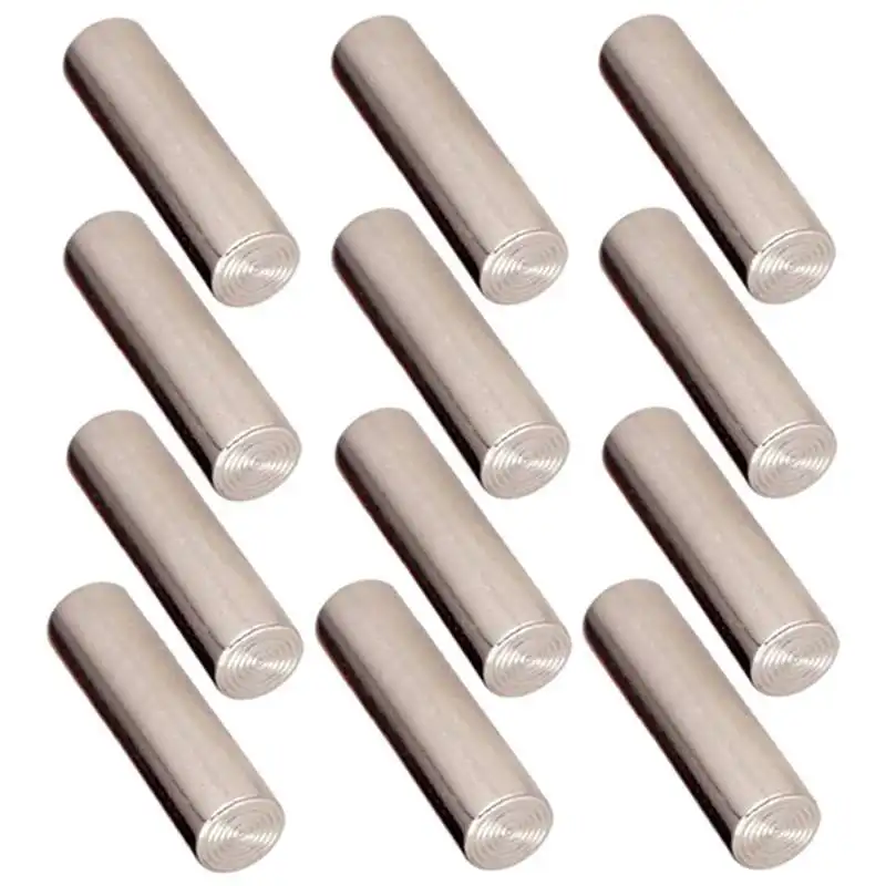 Pack of 12 Pieces Professional Pickup Pole Slug Metal Pins Cyclinder Magnet Rods 18mm for Electric Bass Guitar Replacemen | Спорт и