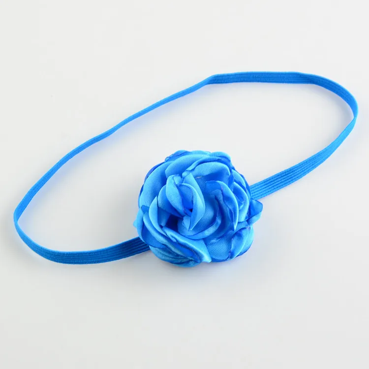 10 шт. в одном лоте для девочек 2 дюйма ручная работа обтекаемый цветок повязка