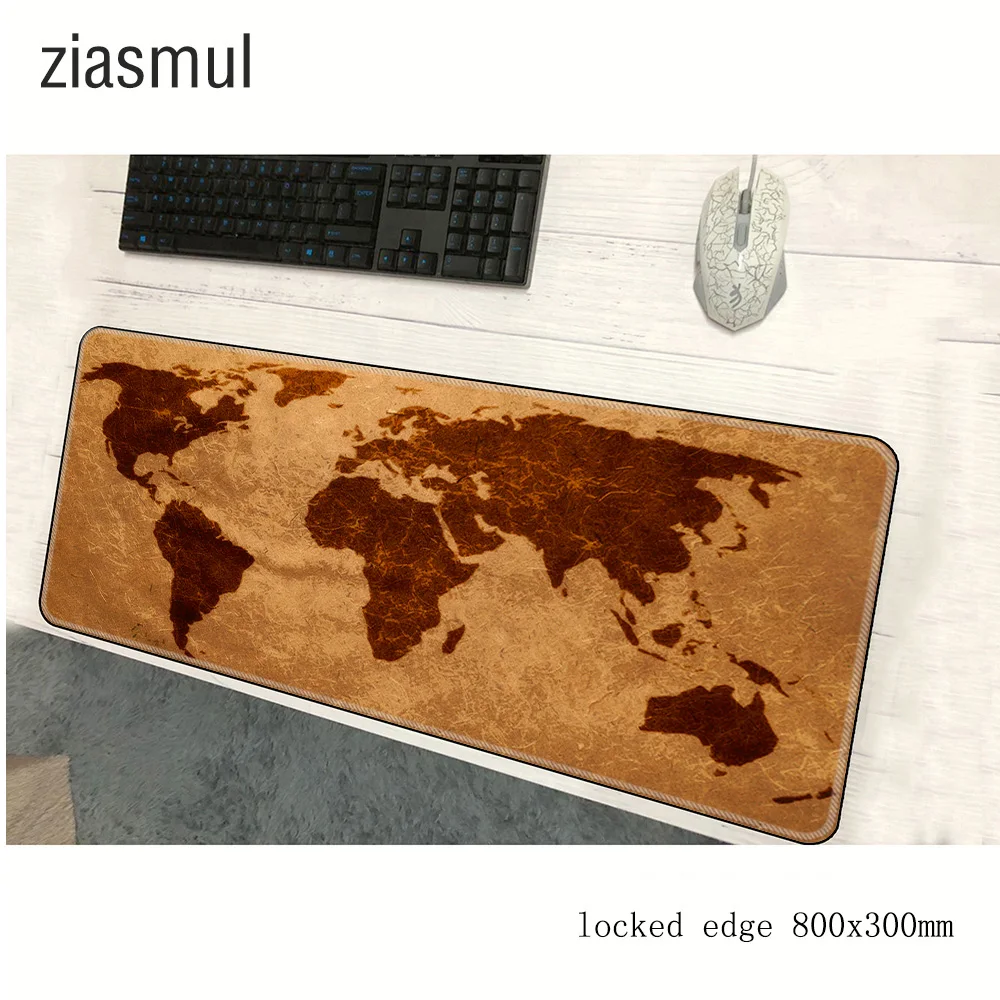 Коврик для мыши с картой мира 800x300x2 мм|Коврики мышей| |