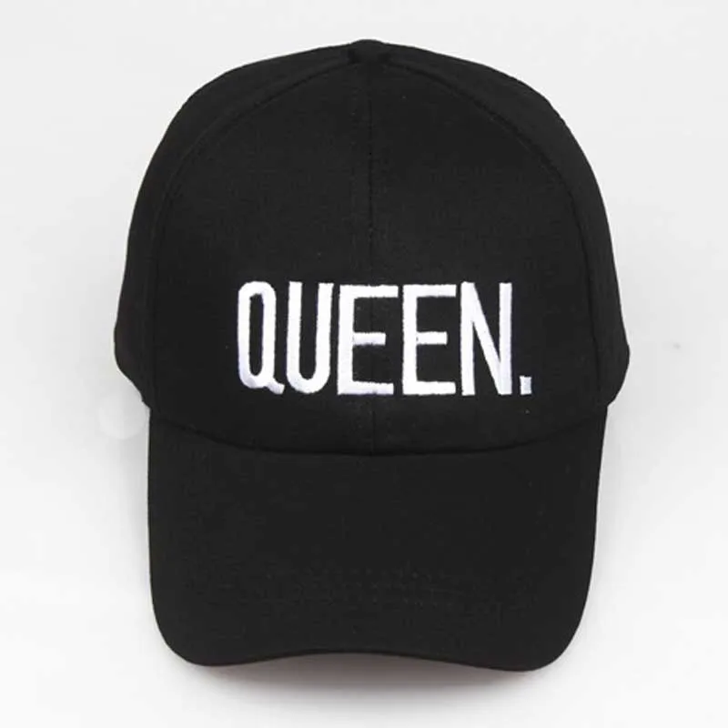Бейсбольная кепка King and queen Snapback для мужчин и женщин черная шапка папы хип хоп пара