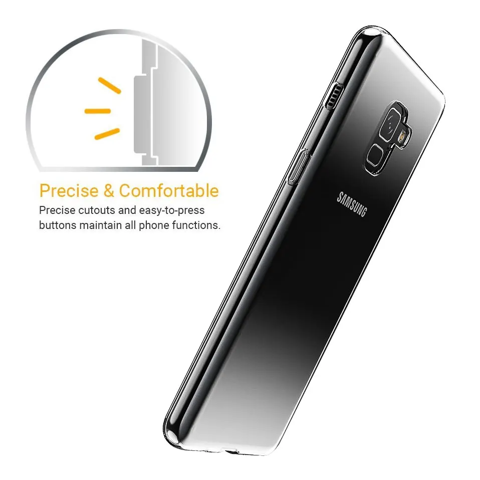 Ультравысоком тонком для samsung J4 2018 Мягкие TPU чехол телефона J310 J510 J710 J6 случаев пыле