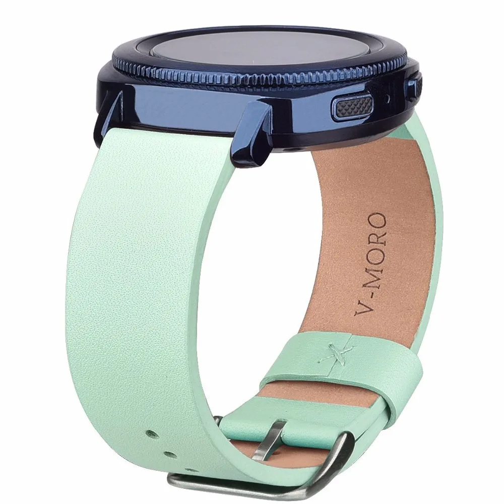 V moro 2018 новый спортивный браслет для samsung gear спортивные браслеты из мягкой кожи SM