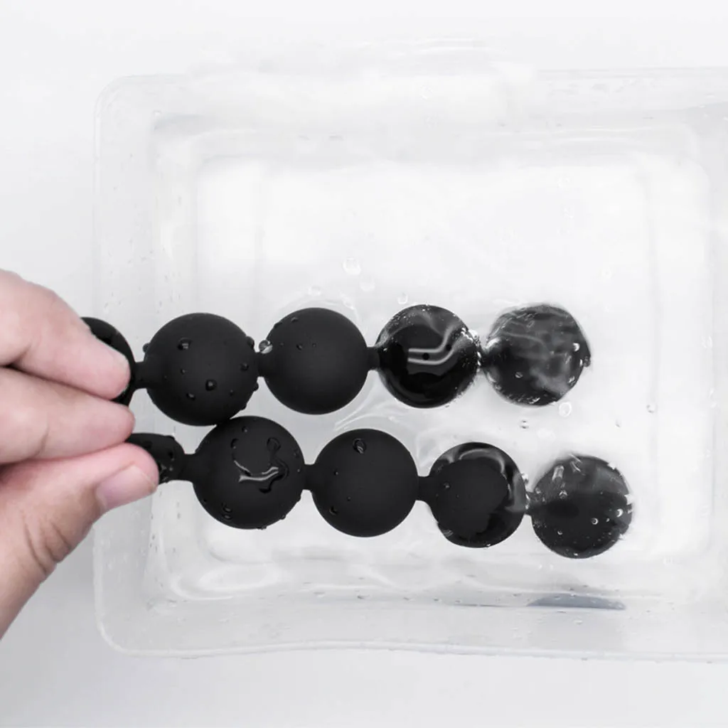 Сексуальные бусины вагинальная пробка играть вытяжное кольцо мяч силиконовый