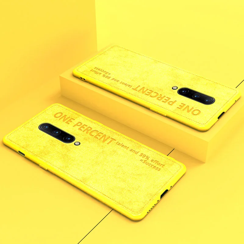 ADKO ультратонкий цветной чехол для телефона из поликарбоната для Oneplus 7 6 6T тканевый противоударный Стильный чехол для телефона с надписью для Oneplus 7 Pro