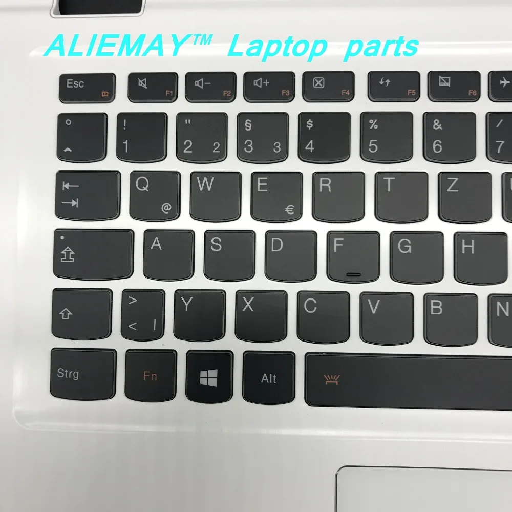 Laptop parts for LENOVO YOGA 3 14 Yoga3-14 WHITE Palmrest with Black Backlit Germany Keyboard and Touchpad 5CB0H35666 | Компьютеры и