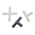 Тройник 10 мм, Соединительная труба для кроличьей воды, пластиковый адаптер, капельные поилки для цыплят, сельскохозяйственное оборудование, поливочная трубка 10 шт.