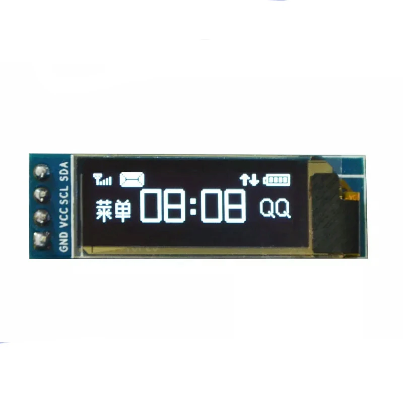 

5pcs 0.91 Inch 128x32 IIC I2C OLED LCD Display Module SSD1306 Driver IC DC 3.3V 5V For Arduino PIC