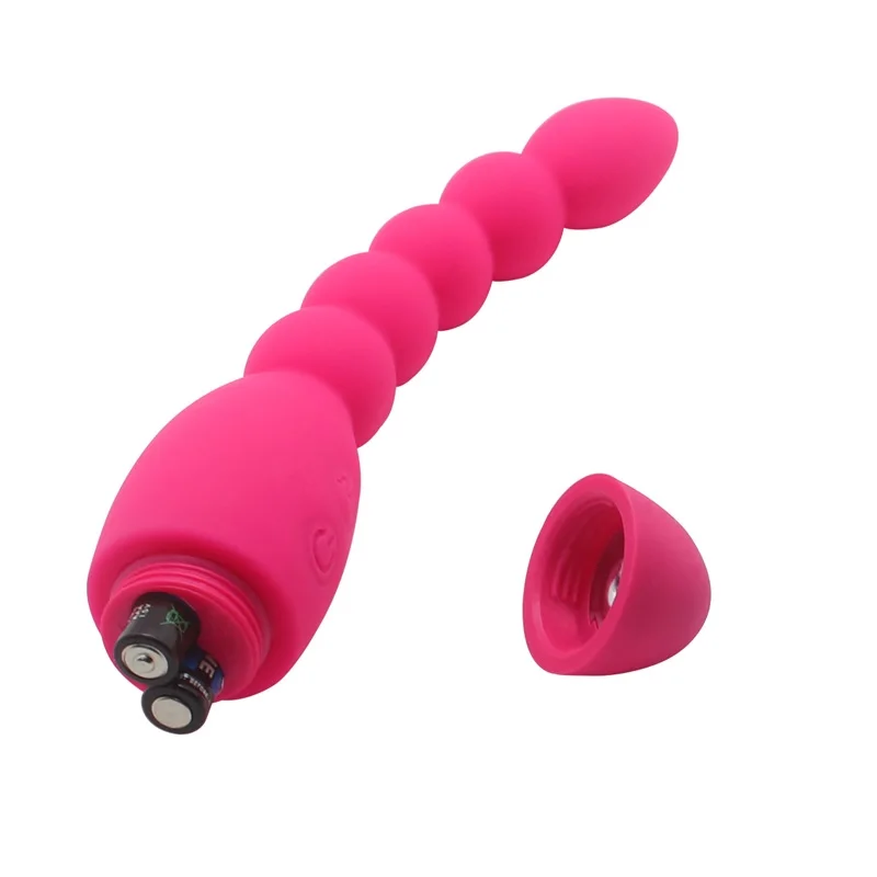 New silicone 10 Speed powerful probe Bendable G Spot flexible Vibrator anal butt plug beads Dildo Vibration Sex Toys men Women | Красота и