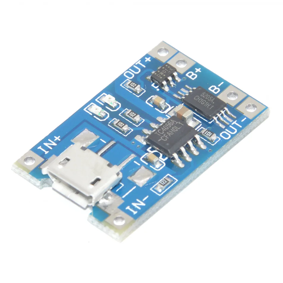 Умная электроника 5 в Micro USB 1A 18650 литиевая батарея зарядная плата с защитным