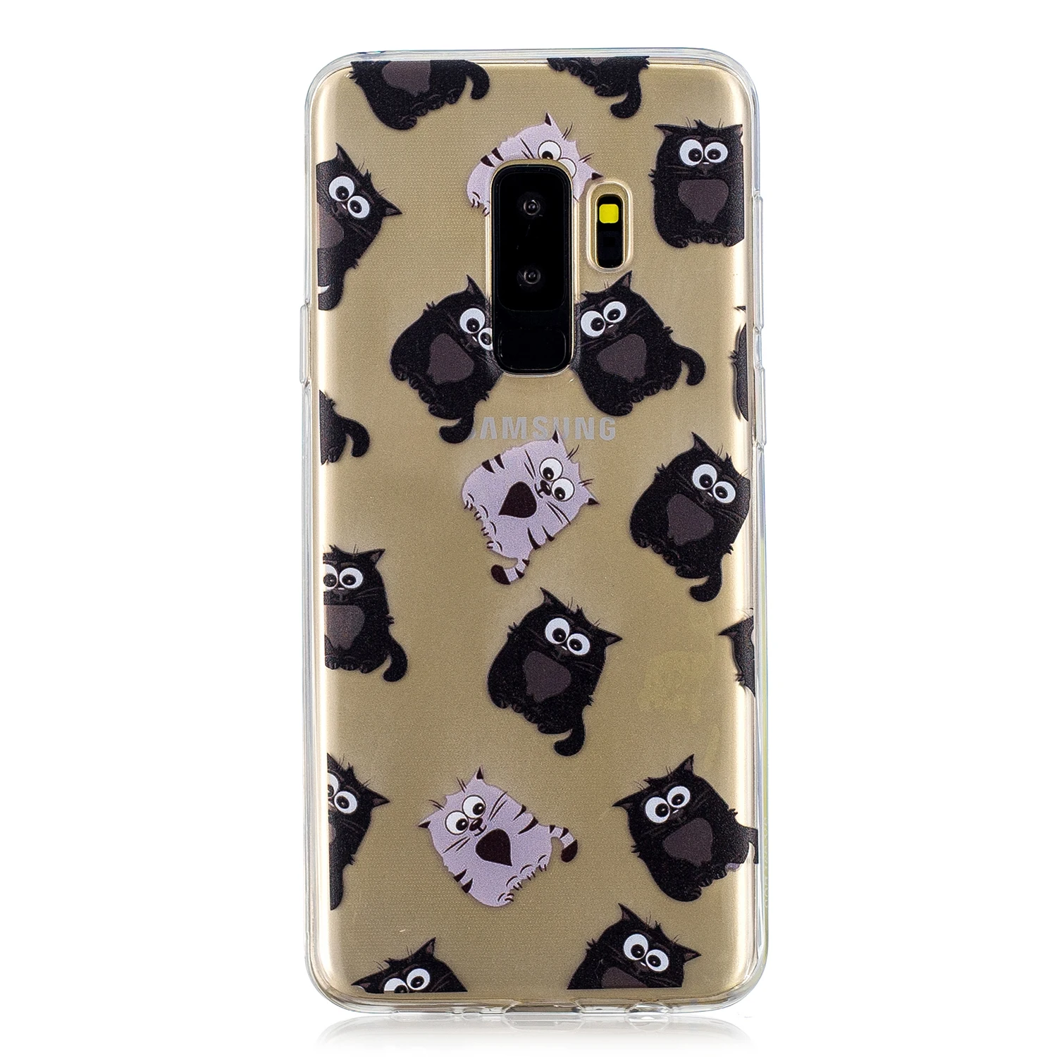ТПУ бампер чехол для Samsung Galaxy S9 Plus + мягкий S9Plus S9P милый телефона S 9 чехлы |