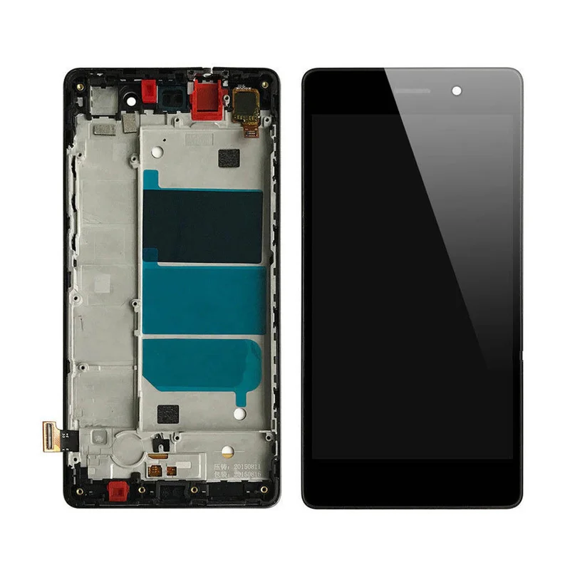 AAA Качество ЖК-рамка для HUAWEI P8 Lite ЖК-дисплей с сенсорным экраном Замена Huawei
