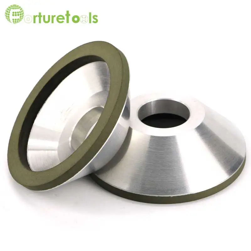 

2pcs 11A2 resin bond diamond flaring cup diamond wheel for tungsten carbide