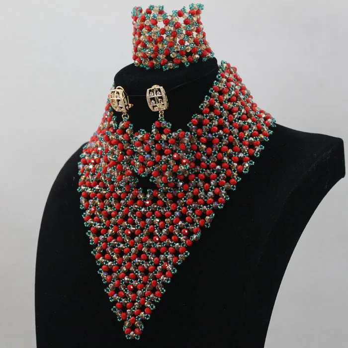 Большая Акция новейший дизайн нигерийские Свадебные африканские бусины