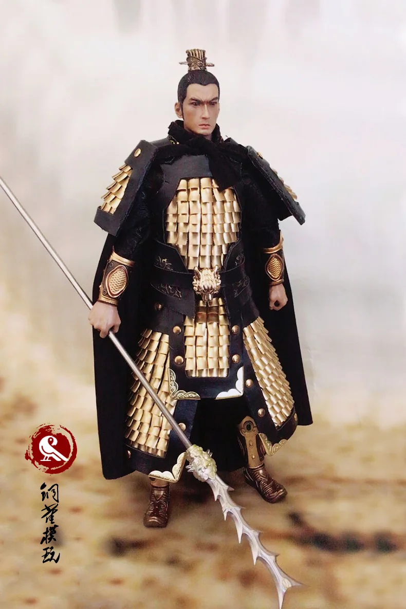 Estartek 1/6 черный Халат + металлическая броня набор коллекция фигурка для любителей