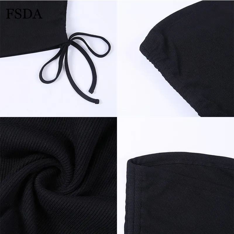 FSDA с открытыми плечами короткий топ рюшами летняя уличная одежда без бретелек на