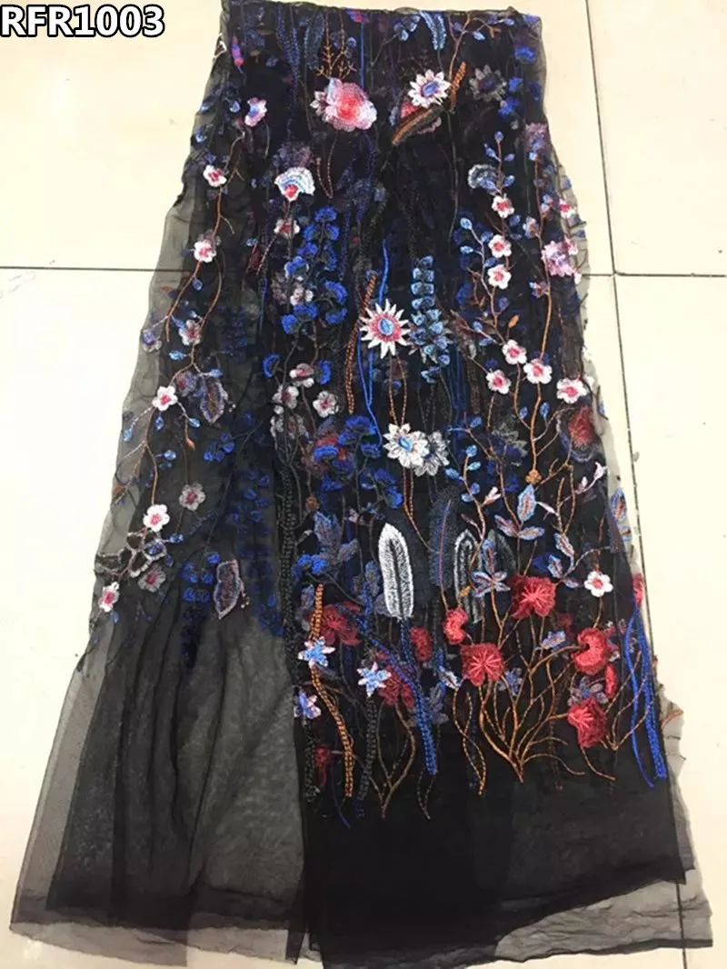 Красивое кружево с вышивкой, Лидер продаж, французский тюль, африканская вышивка, сетка, кружево, тюль RFN10