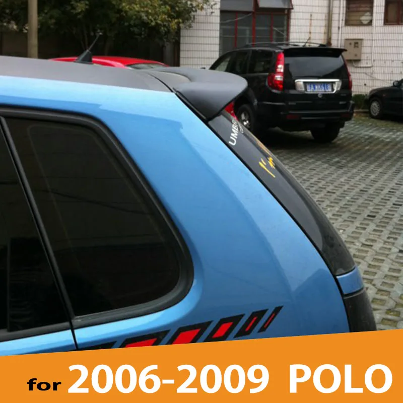 VOE поло ABS Пластик Материал заднее крыло спойлер багажника для Volkswagen Polo 2006 2007 2008 2009