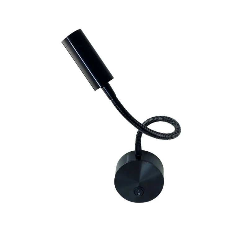 Современный светодиодный настенный светильник с гибким шлангом, 1 Вт, 3 Вт, светильник, серебристый, для ванной комнаты, зеркальные, для учебы, светильники для чтения, светодиодный светильник