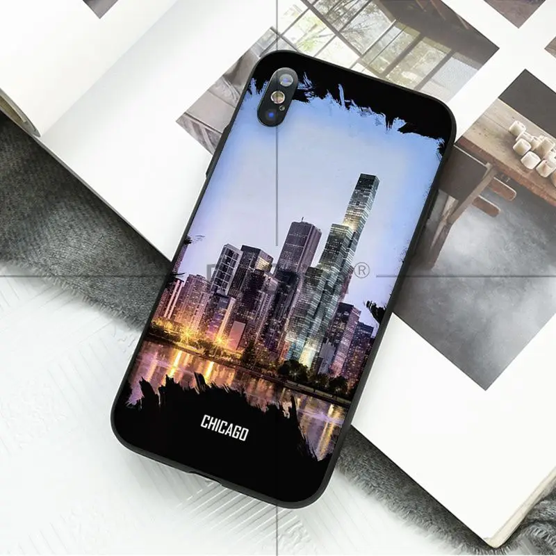 Ruicaica художественные города и страны Новинка чехол для телефона Apple iPhone 8 7 6 S Plus X XS