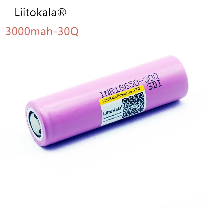Зарядное устройство LiitoKala с ЖК-дисплеем 3 7 в 18650 21700 + 4 шт. 3000 мА · ч INR18650 30Q