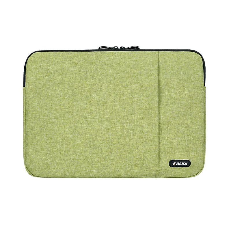 Green KALIDI сумка для ноутбука 11,6 12 13,3 14 15,6 дюймов Сумка для ноутбука Macbook Air Pro 13 15 Dell Asus hp acer чехол для ноутбука - Цвет: Green