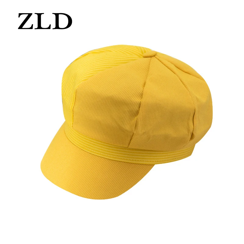 Новинка модная шерстяная восьмиугольная кепка ZLD женские шапки для девушек