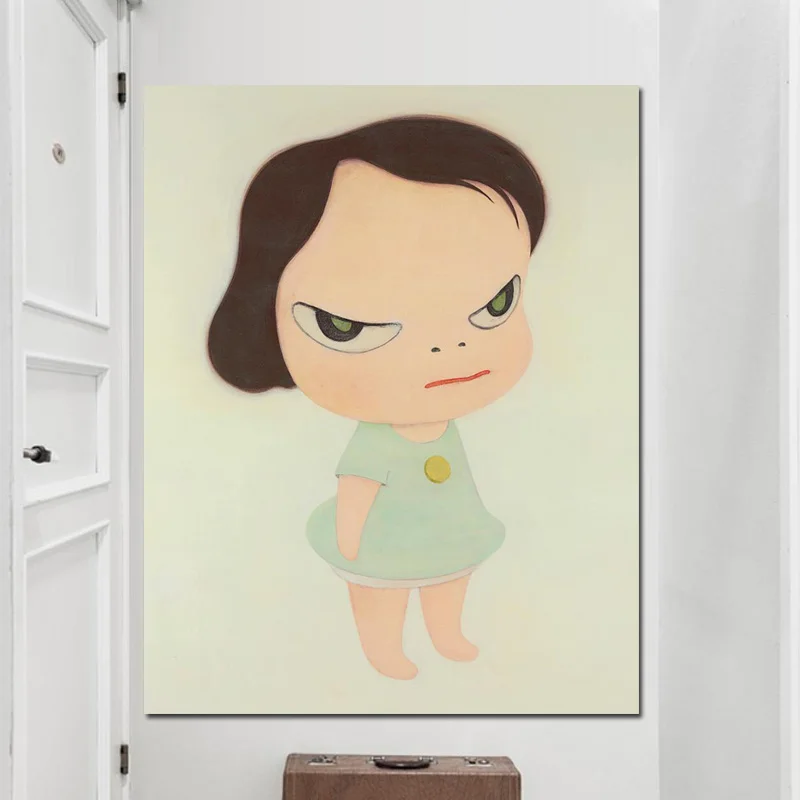 HD Печать холст художественные картины Yoshitomo Nara мультфильм Сонная ходячая кукла