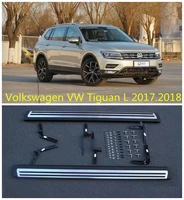 for volkswagen vw tiguan l 2017 2018 car running boards auto side step bar pedals high quality original design nerf bars