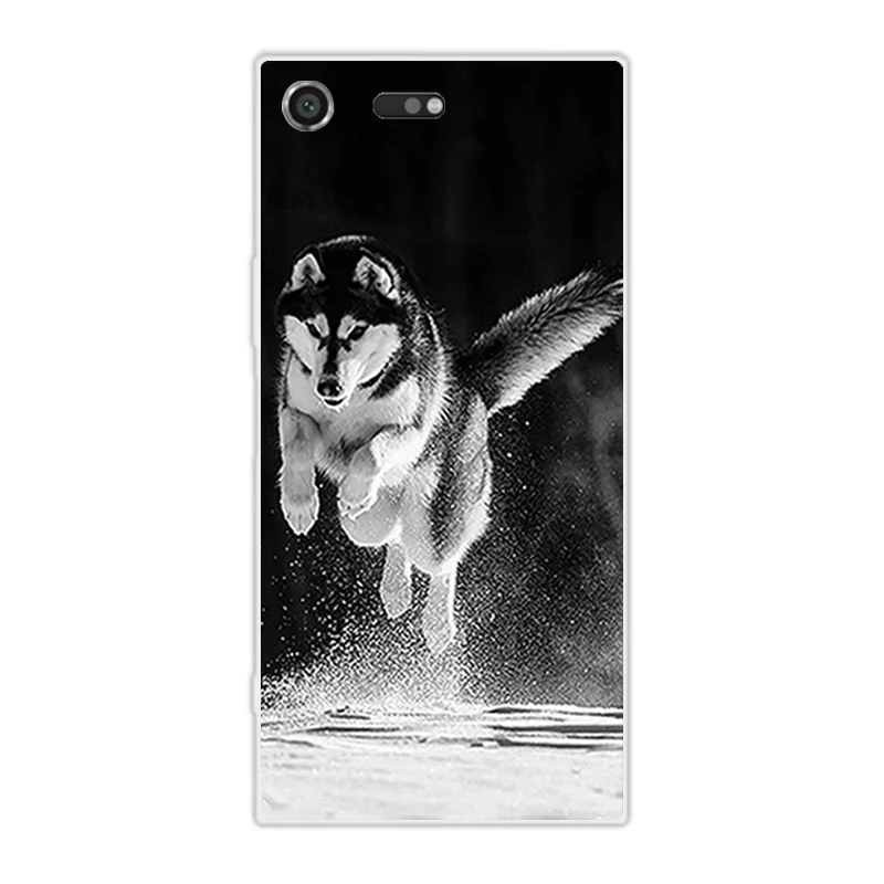 For Sony Xperia XZ Premium TPU Silicone Soft Sunrise Phone Case Transparent 5.46 inch Covers Coque |