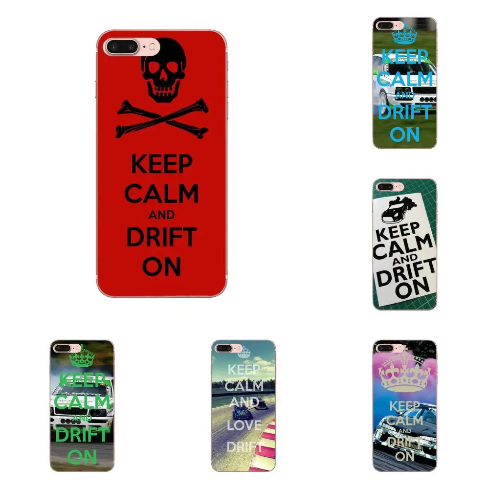 Мягкий резиновый чехол для телефона Keep Calm And Drift On Galaxy Grand Alpha G850 Core2 Prime S2 I9082 A3 A5 A7 On5