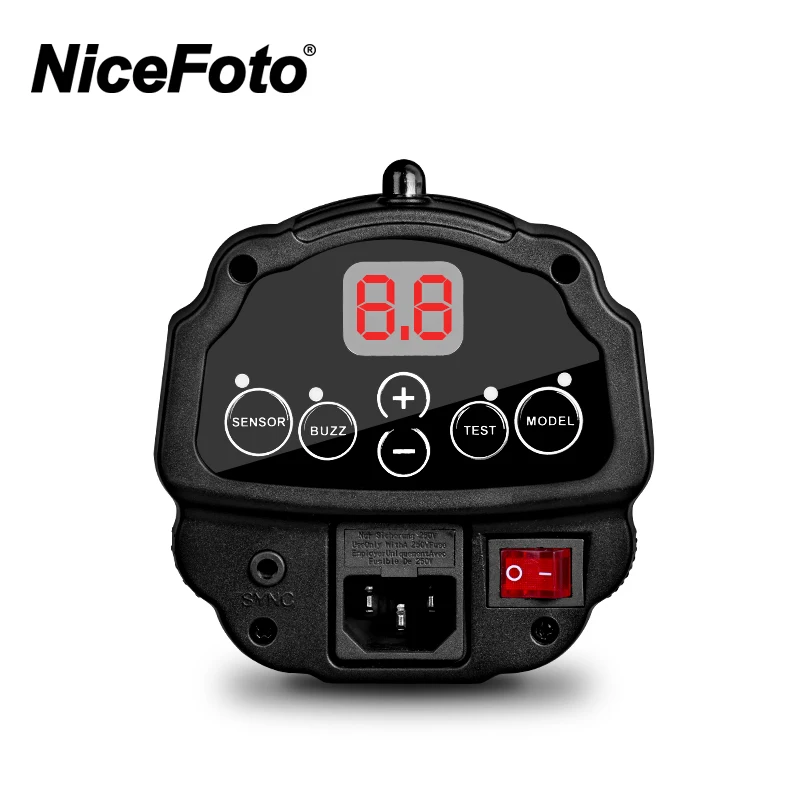 

NiceFoto TB-250B 250W Studio Flash fast recycling time TB 250B Studio profession photography studio light lamp touch button