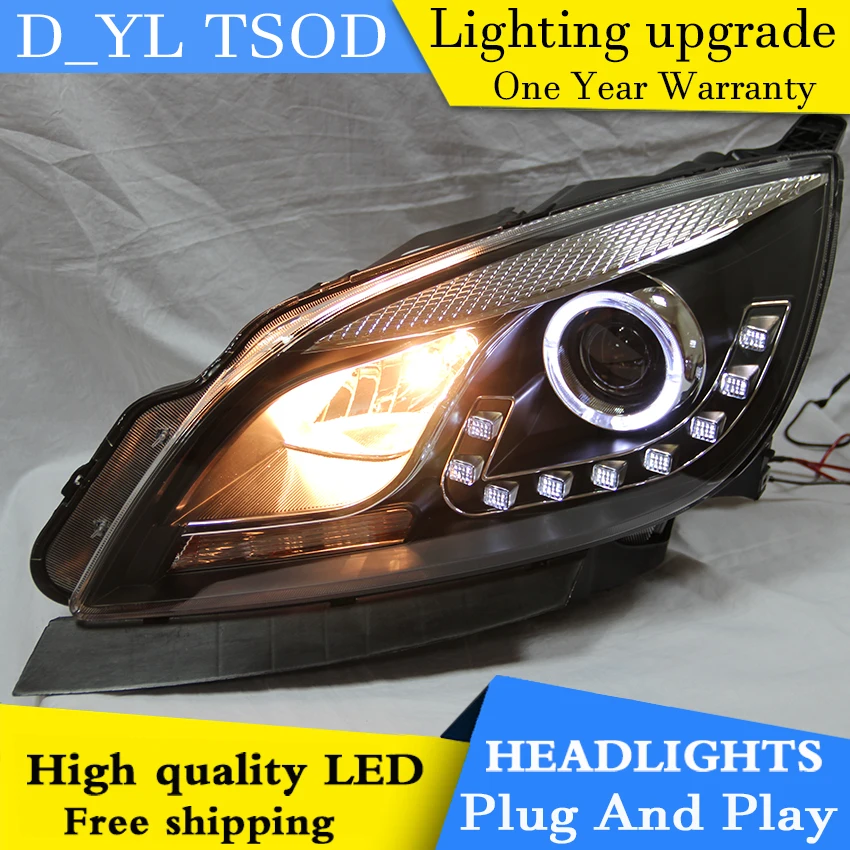 

DY_L Car Styling Head lamp for Buick Excelle GT 2010-2013 LED Headlight DRL H7/D2H HID Xenon bi xenon lens