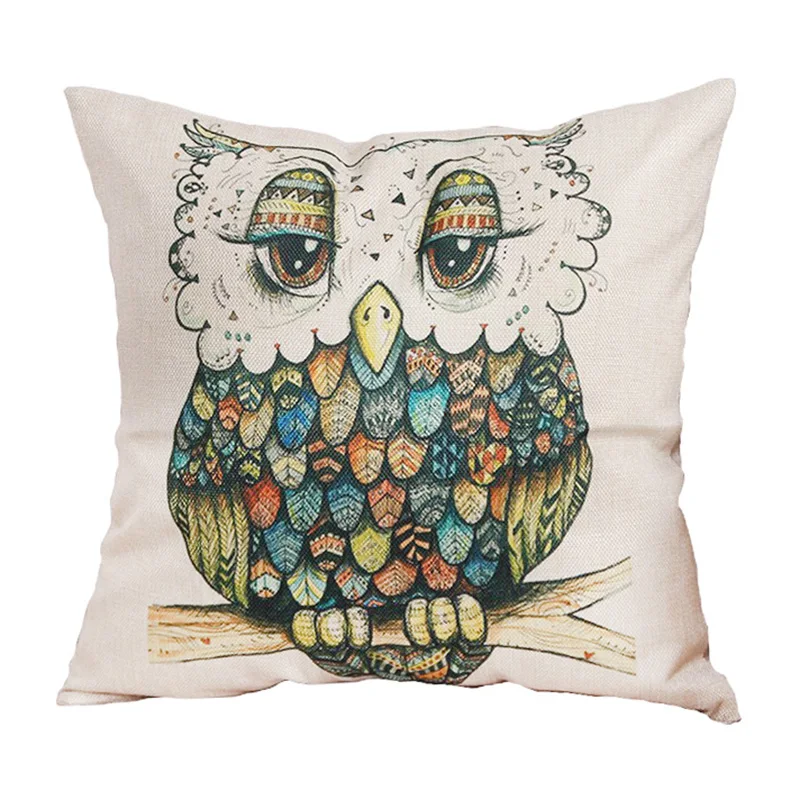 Оптовый заказ дешевые цены хлопка белье тканые главная декоративные узоры сова