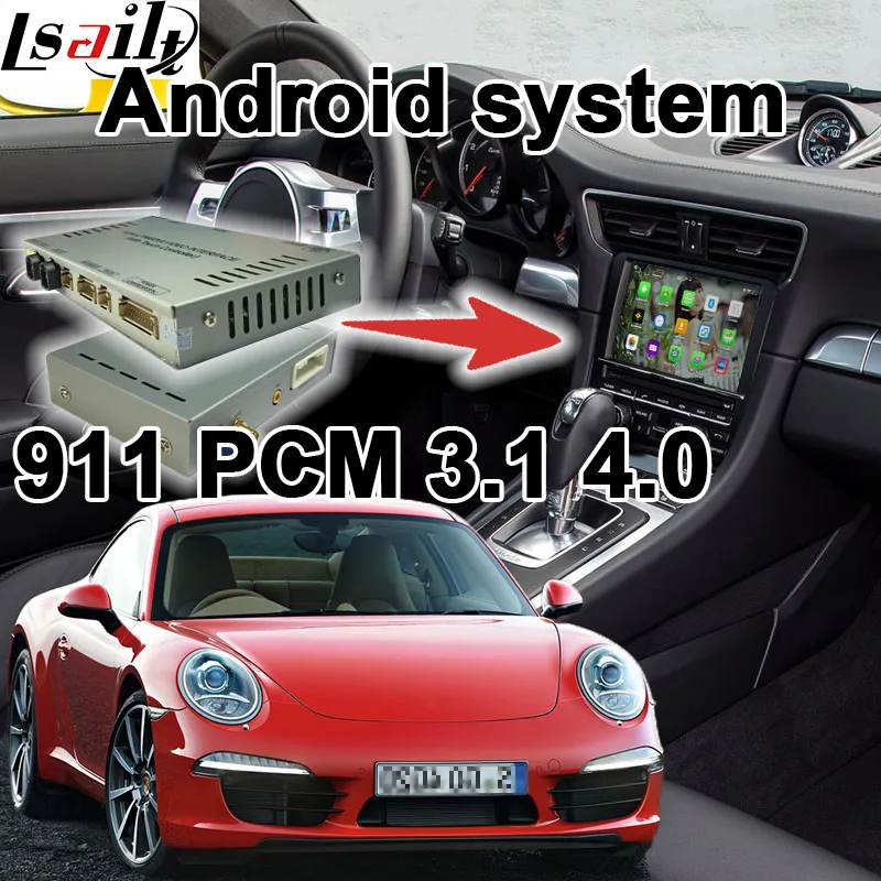 GPS-навигатор для Porsche 911 PCM 3 1 4 0 Android 6 с поддержкой carplay google play youtube заднего вида |