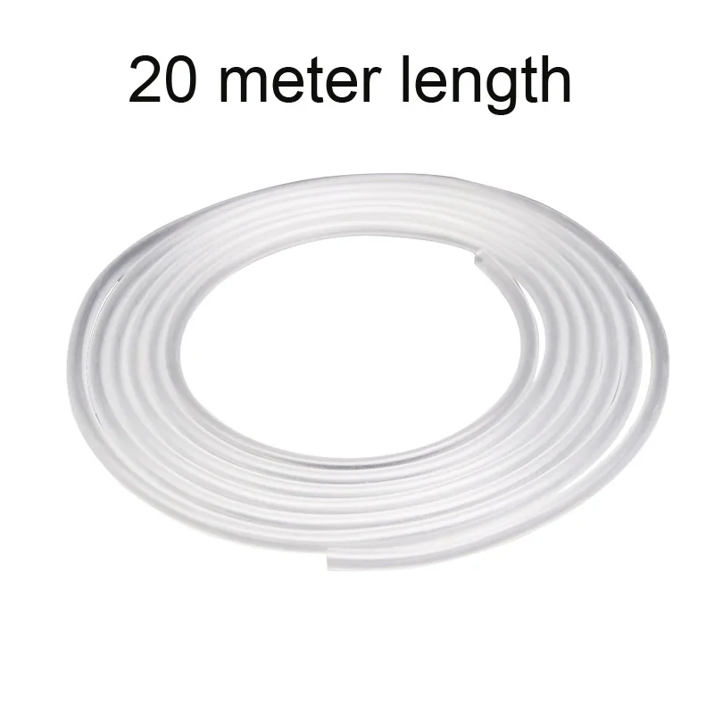 Air tube x 20meter Воздушный насос, аксессуары из нержавеющей стали, регулятор кислородного переключателя, аквариумный воздушный насос, воздушные компрессоры, Воздушная трубка, присоска - Цвет: Air tube x 20meter