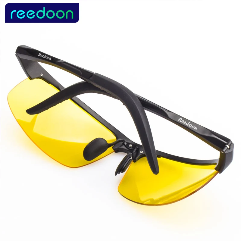 Мужские поляризационные очки для вождения дня и ночи с Антибликовой оправой из